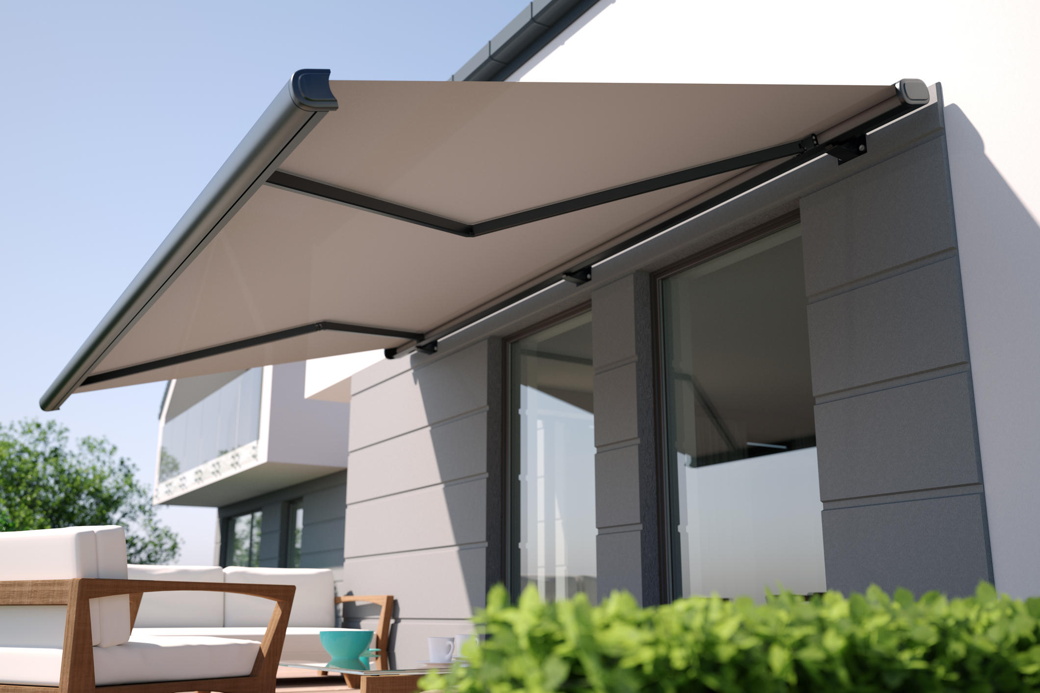 large commercial awning