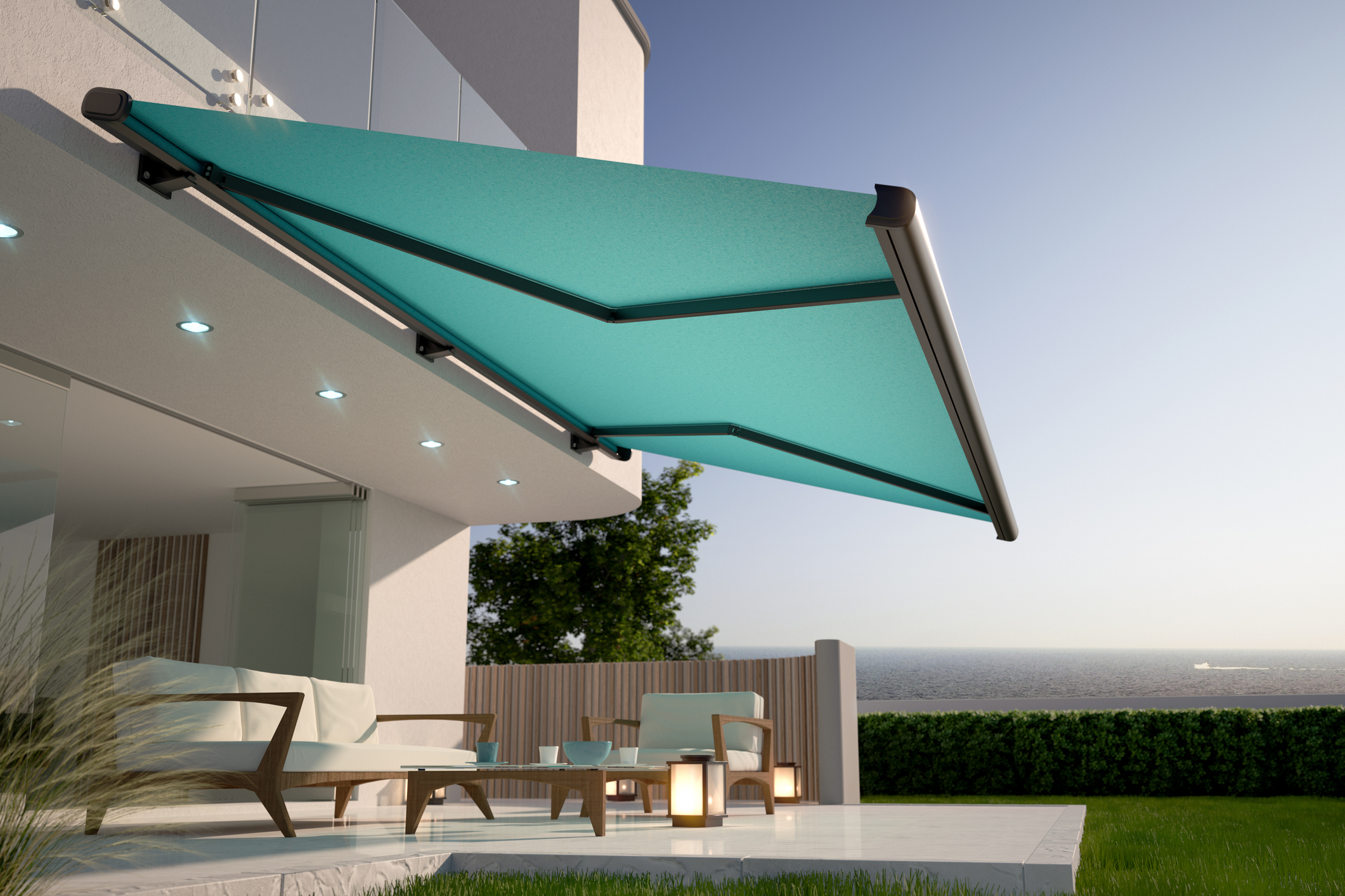 large residential awning