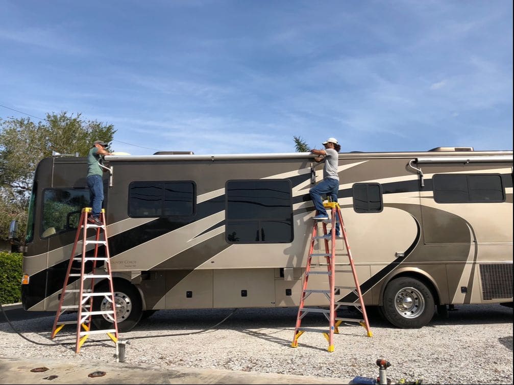 rv awning replacement